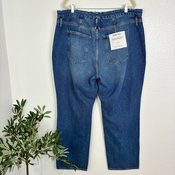 NWT GOOD AMERICAN Good 90s Slouchy Rigid Denim Jeans - 18 - Picture 6 of 12